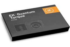 EK Water Blocks EK-Quantum Torque STC 12/16-6er-Pack, Schwarz