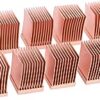 Alphacool 17426 GPU RAM Copper Heatsinks 10x10mm - 10pcs Air Cooling Passive Coolers