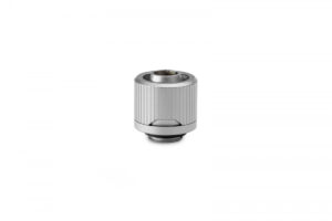 EKWB EK-Quantum Torque STC-10/16 Compression Fitting for Soft Tubing, 10/16mm (3/8" ID, 5/8" OD), Satin Titanium