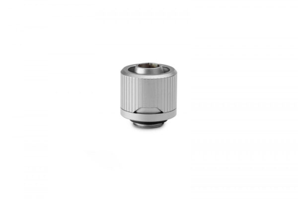 EKWB EK-Quantum Torque STC-10/16 Compression Fitting for Soft Tubing, 10/16mm (3/8" ID, 5/8" OD), Satin Titanium