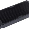 Alphacool NexXxos ST30 Full Copper 240mm Radiator V.2, 120mm x 2, Dual Fan, Black