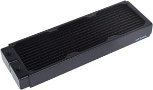 Alphacool NexXxos XT45 Full Copper 360mm Radiator V.2, 120mm x 3, Triple Fan, Black