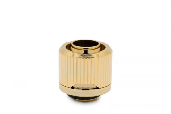 EKWB EK-Quantum Torque STC-10/16 Compression Fitting for Soft Tubing, 10/16mm (3/8" ID, 5/8" OD), Gold